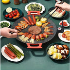 Smokeless Indoor Electric BBQ Grill Pan