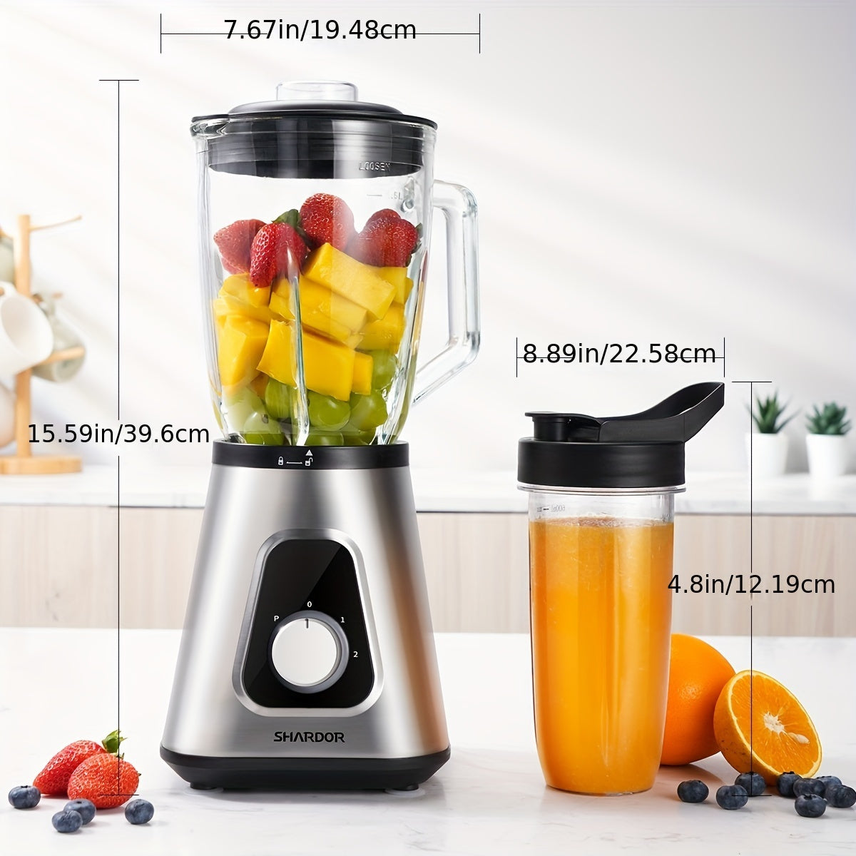 SHARDOR  Pro Blender - High-Power Ice Crusher