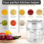 Wireless Portable Electric Food Chopper