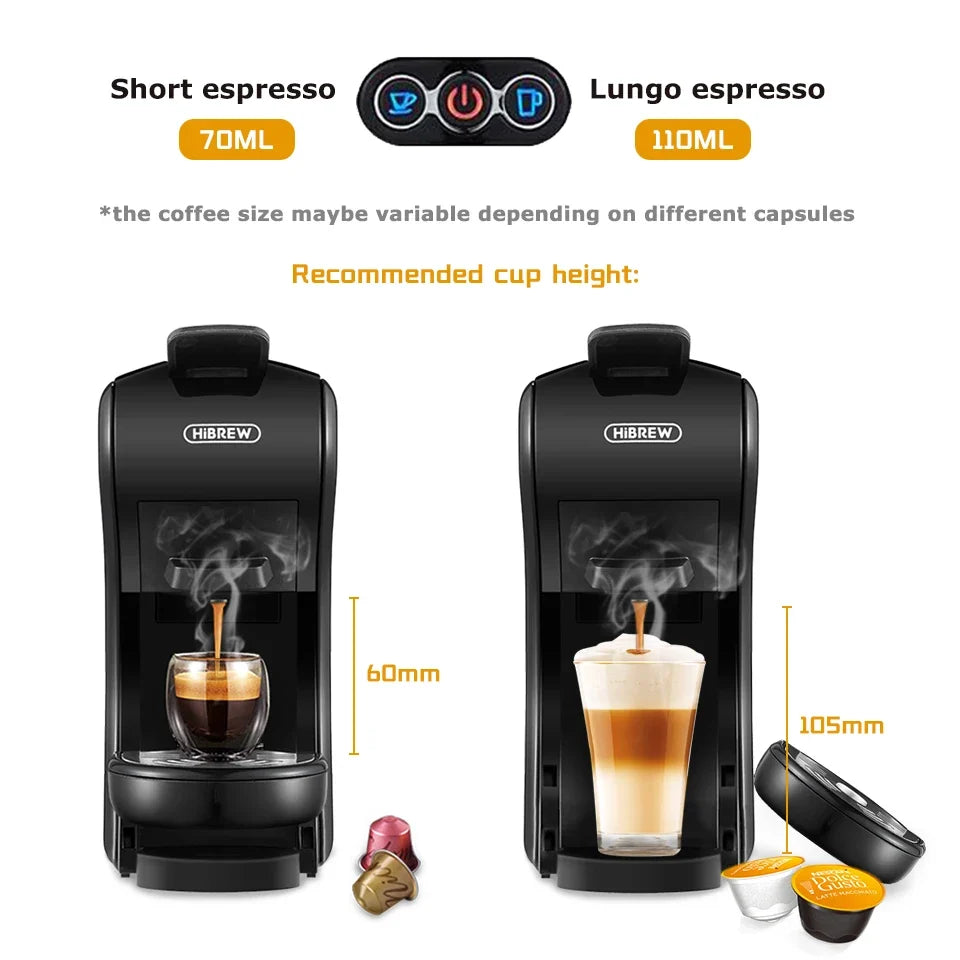Coffee Machine 4in1 Hot & Cold Multiple Capsule