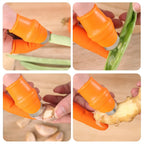 Set Silicone Finger Protector With Blade