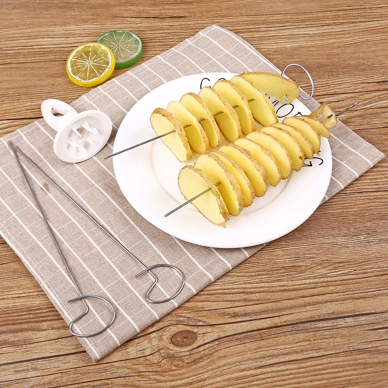 Protable Potato BBQ Skewers For Camping Chip
