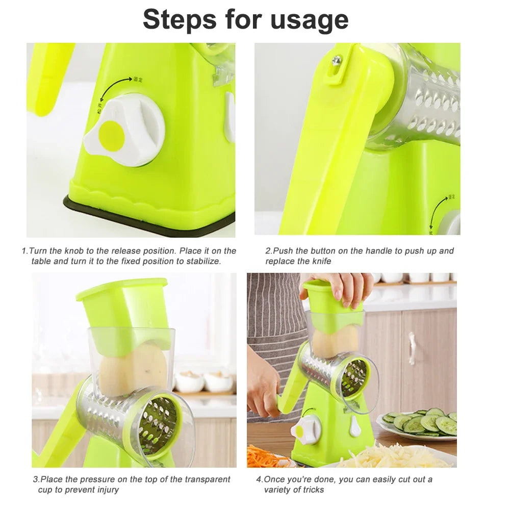 Multifunctional Vegetable Cutter Round Slicer