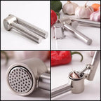 Super Stanless Steel Hand Squeeze Juicer Garlic Press Crusher Ginger