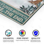 Whippet Dog Metal Tin Sign Plate Wall Stickers