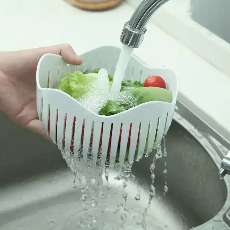 Vegetable Salad Cutter Cutting Bowl
