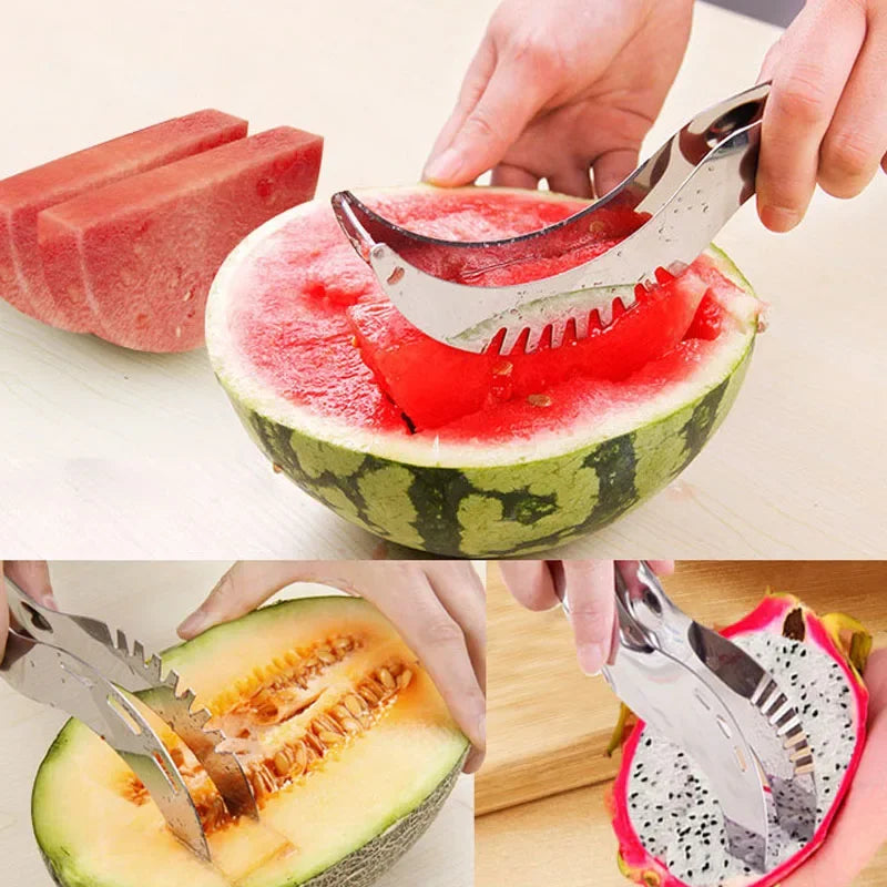 stainless steel watermelon crafts slicer knife core fruit and vegetable tools
