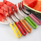 stainless steel watermelon crafts slicer knife core fruit and vegetable tools