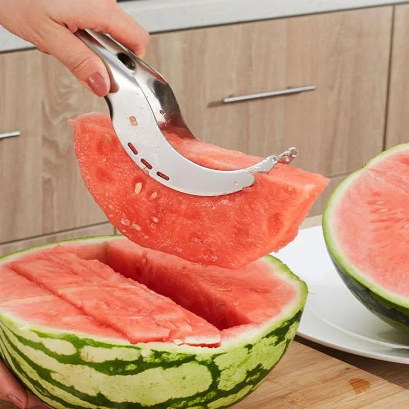 stainless steel watermelon crafts slicer knife core fruit and vegetable tools