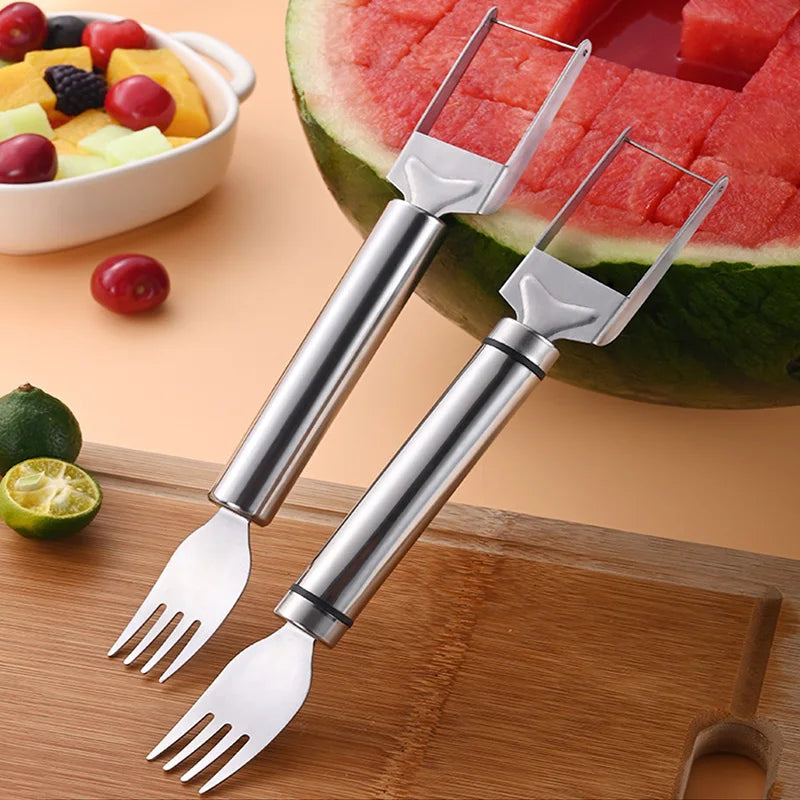 Stainless Steel Windmill Watermelon Cutter Artifact Salad Fruit Slicer