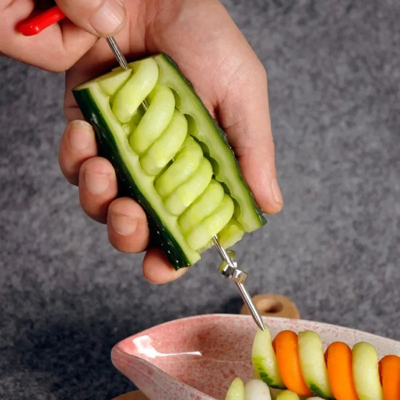 Vegetable Cutter Spiral Slicer Fruit Accessories Tool