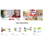 Slicer & Cutter Tools Fruit Salad Splitter for Toddlers