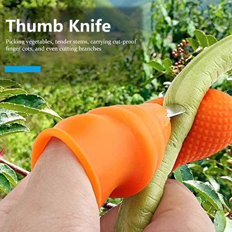 Set Silicone Finger Protector With Blade