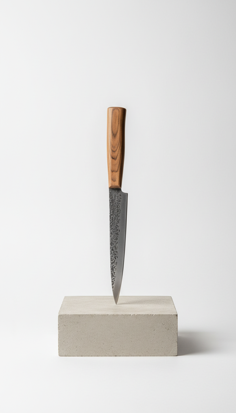 Chef's Knife with Acacia Handle