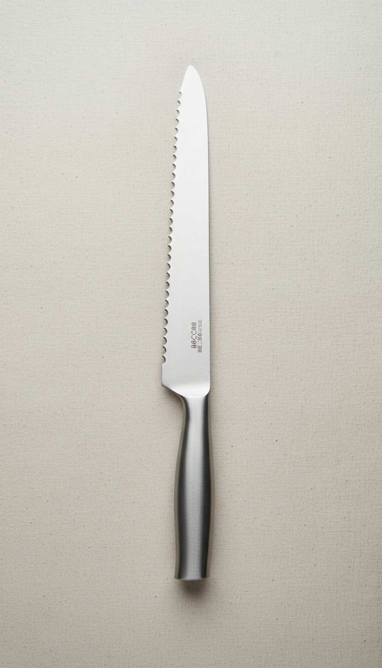 Stainless steel bread knife